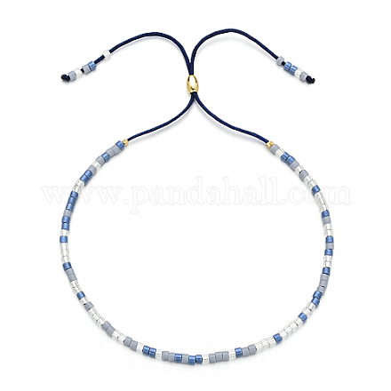 Bracelet coulissant en perles de verre JA6389-3-1