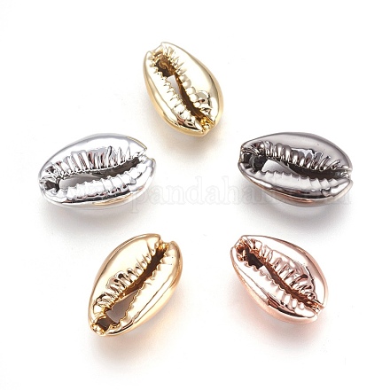 Perles de coquille galvanisées BSHE-O017-13-1