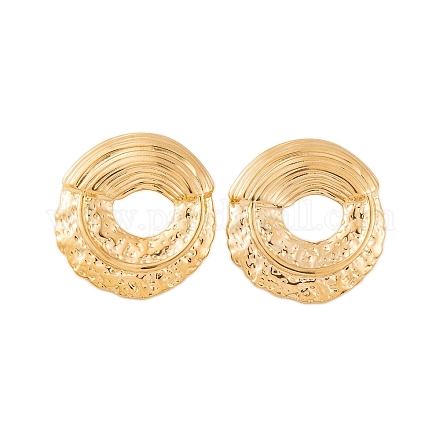 Ионное покрытие (ip) серьги-гвоздики из нержавеющей стали 304 для женщин EJEW-P279-35G-1