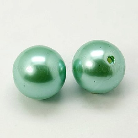 Imitated Pearl Acrylic Beads X-PACR-22D-36-1