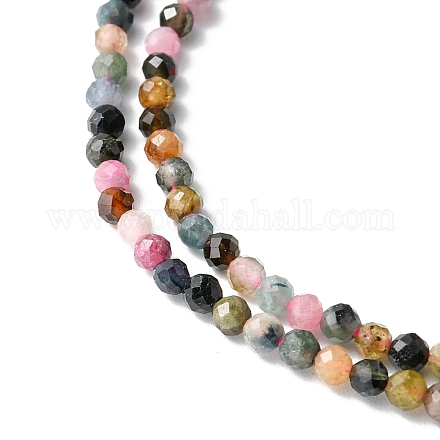 Natürlichen Turmalin Perlen Stränge G-YW0001-18-1