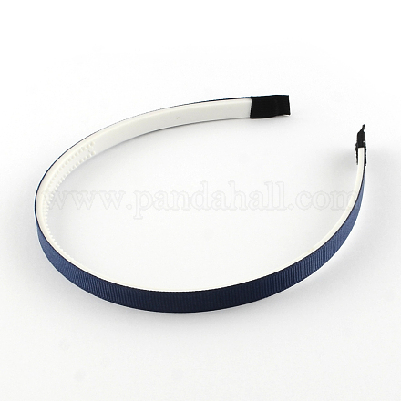 Accessori per capelli copricapo in tinta unita in plastica per capelli OHAR-S187-01-1