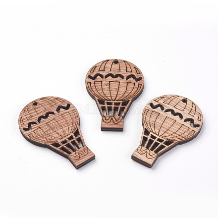 Undyed Wooden Sewing Pendants X-WOOD-S037-102-1