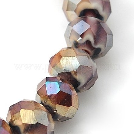 Handmade Millefiori Glass Beads Strands LK-E003-1C-1