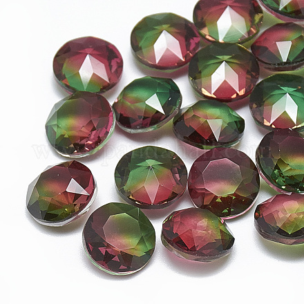 Pointed Back Glass Rhinestone Cabochons RGLA-T041-8mm-001TO-1