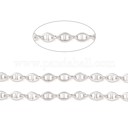 304 Stainless Steel Oval Link Chains CHS-F017-05A-P-1