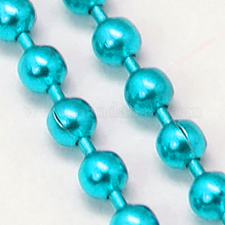 Iron Ball Bead Chains CH-E002-2mm-Y03-1