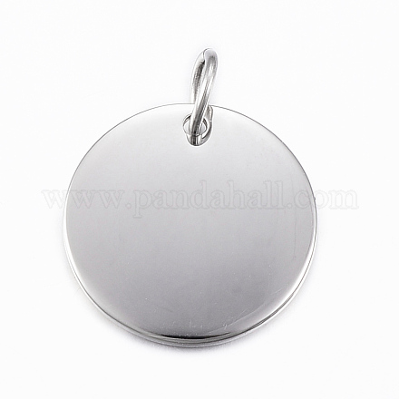 Smooth Surface 304 Stainless Steel Pendants STAS-H424-26P-1
