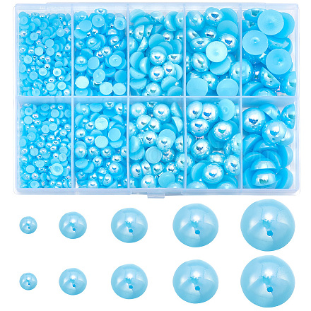 70 г 5 стиля АБС пластик имитация жемчуга кабошоны OACR-SC0001-45F-1