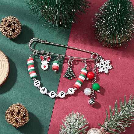 Броши-подвески из сплава эмали JEWB-TA00021-1