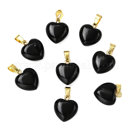 Природные подвески обсидиана G-I311-A46-G-1