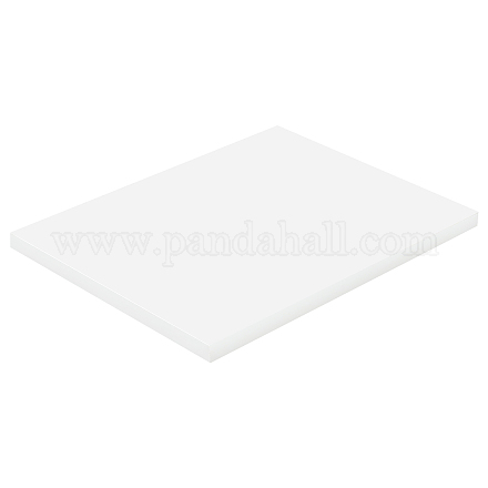 Ppプラスチックボード  ポリエチレンpeボード  防水・防食硬質ゴム板  ホワイト  20x15x1cm ODIS-WH0009-01B-1