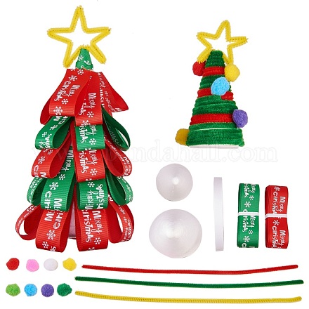 Sunnyclue: изготовление рождественских елок своими руками DIY-SC0006-30-1