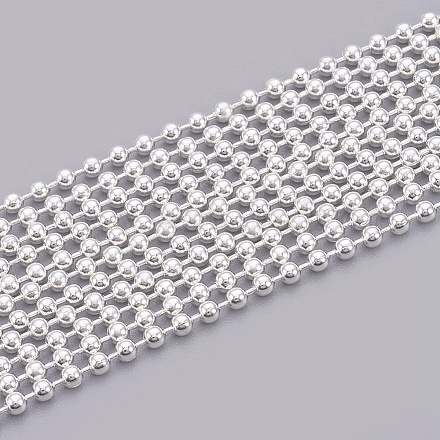 Латунные шаровые бусинка цепи&nbsp;LS-CHC-C008-2mm-S-1