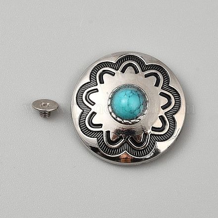 Декоративные заклепки из сплава&nbsp;BUTT-TAC0006-08B-1