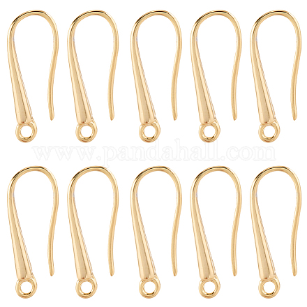 32 шт латунные серьги крючки KK-SC0006-57G-1