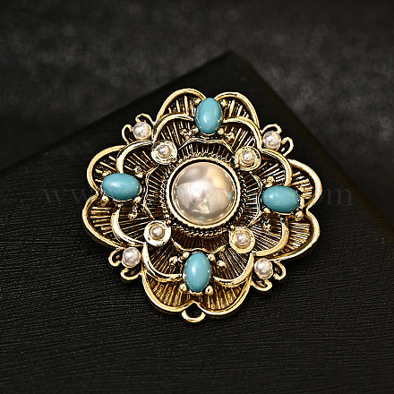Женская цветочная брошь в стиле барокко PW-WG27940-01-1