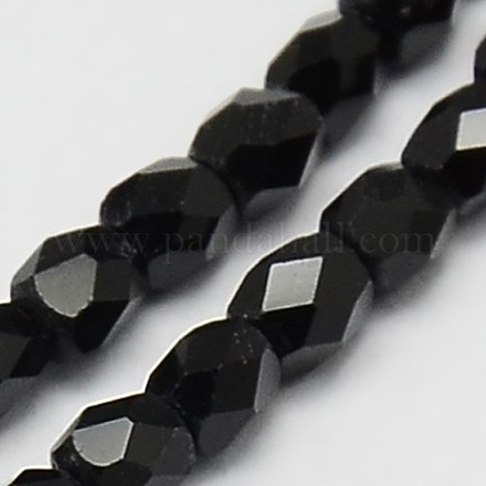 Perles du baril de verre de cristal brins GLAA-F009-A03-1