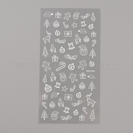 Рождественские самоклеящиеся праздничные наклейки для домашних животных DIY-WH0349-80E-02-1