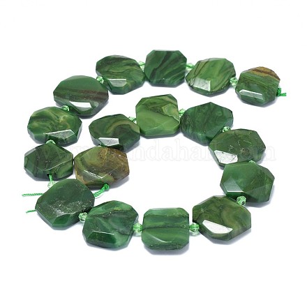 Natural African Jade Beads Strands G-F632-37-1
