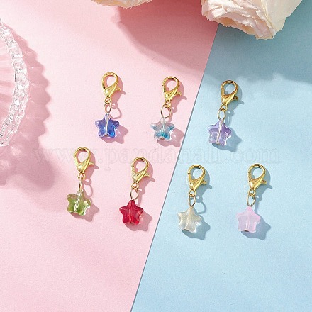 Стеклянные звезды HJEW-JM04020-02-1