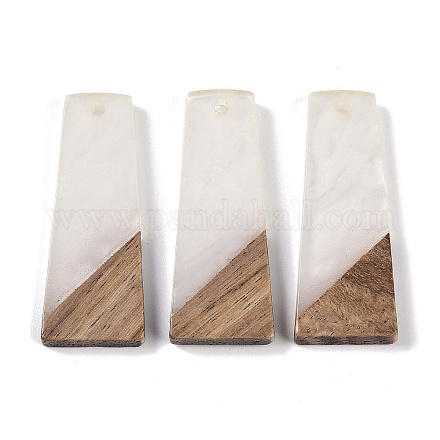 Подвески из смолы и дерева WOOD-F015-04D-1