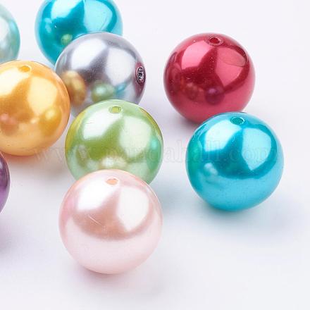 Colorful Acrylic Beads PACR-26D-M-1