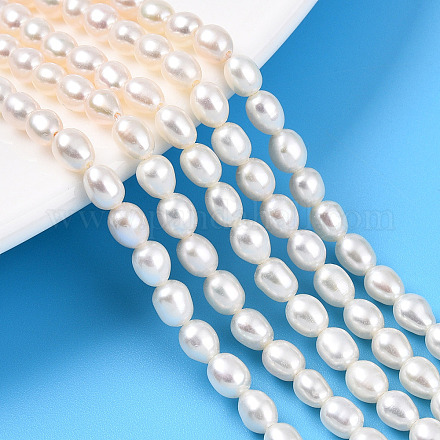 Нити из натурального культивированного пресноводного жемчуга PEAR-N012-04Y-01-1