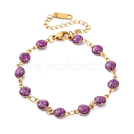 Ионное покрытие (ip) 304 сетчатая цепь из нержавеющей стали BJEW-S003-03G-B-1