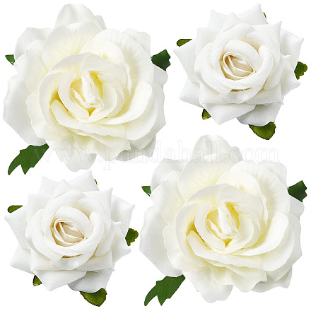 Заколки для волос из ткани и железа из кожи аллигатора AJEW-SP0002-84A-1