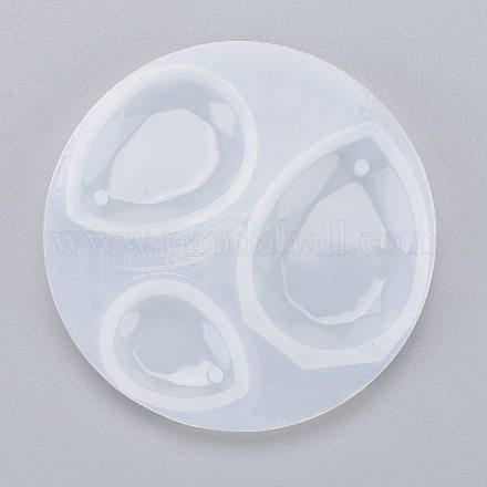 Stampo per ciondolo in silicone a goccia X-DIY-F060-02-1