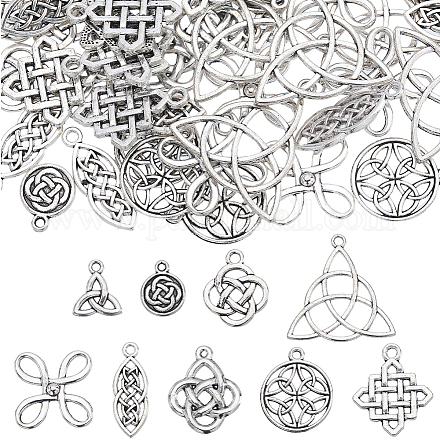 Sunnyclue Kit de recherche de fabrication de bijoux avec nœud de marin à faire soi-même FIND-SC0007-02-1