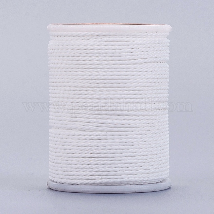 Round Waxed Polyester Cord YC-G006-01-1.0mm-02-1