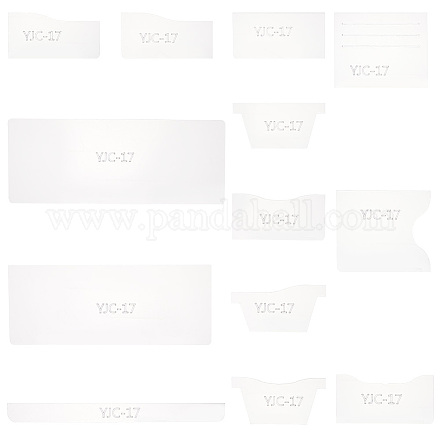 Modelli di sacchetti di carta acrilica DIY-WH0304-816-1