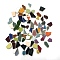 Nuggets Porcelain Cabochons, Mosaic Tile Supplies for DIY Crafts, Plates, Picture Frames, Flowerpots, Handmade Jewelry, Mixed Color, 7~15x10~20x4mm, 70pcs/100g