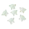 Glass Beads, Butterfly, with Gold Powder, Light Green, 13x17.5x3mm, Hole: 1.4mm, about 1063pcs/1000g
