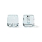 K9 Glass Imitation Austrian Crystal Beads, Faceted, Square, Light Sky Blue, 6x6x6mm, Hole: 1.5mm