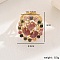 Vintage Brass Micro Pave Cubic Zirconia Adjustable Rings for Women's Party Dress
