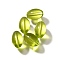 K9 Glass, Imitation Austrian Crystal Beads, Oval, Yellow Green, 11x8mm, Hole: 1.8mm