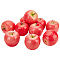 10Pcs Foam Simulation Apple Model, Artificial Fruit, Photography Props Home Decoration, Red, 81.5x81mm