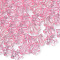 Transparent Acrylic Beads, Star, Pink, 9x9.5x5.5mm, Hole: 2mm, about 2000pcs/500g