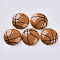 Resin Cabochons, Basketball, Peru, 26.5~27.5x6mm