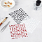 3Sheets 3 Colors Heart Pattern PVC Nail Art Stickers, Self-adhesive, For Nail Tips Decorations, Mixed Color, 8.5x10x0.03cm, Stickers: 5~9x5~8mm, 1sheet/color