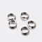 304 Stainless Steel Split Rings, Stainless Steel Color, 5x0.6mm, about 4.4mm inner diameter, Hole: 4mm