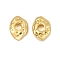 Brass Beads, Nuggets, Real 18K Gold Plated, 7x5x2mm, Hole: 1.4x2mm