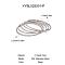 5Pcs European and American Style 304 Stainless Steel Plain Bangles for Women, Stainless Steel Color, 0.2cm, Inner Diameter: 2-3/8 inch(6cm)