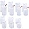 Acrylic Single Jewelry Display Stand Sets, Ring Showcase Display Holder, Clear, 14pcs/set