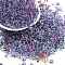 6/0 Spray Paint Glass Seed Beads, Teardrop, Medium Orchid, 5x4.5x4mm, Hole: 1mm, about 100pcs/10g