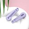 Macaron Color Alloy Alligator Hair Clips, Hair Accessories for Girls Women, Safety Pin Shape, Lilac, 40x20mm