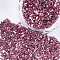 Plated Glass Seed Beads, For Nail Art Decoration Accessories, No Hole/Undrilled, Chips, Pale Violet Red, 2~7x1~5x0.5~2mm, about 450g/bag